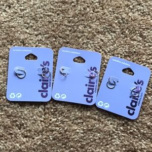 Claire’s Tiny Hoop Earrings 💖